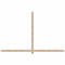 Ekena Millwork Eugene Smooth Timber Gable Bracket, Douglas Fir, 108"W x 68"H x 1 1/2"D x 3 1/2"F, 15/12 Pitch GBW108X68X0204EUG00SDF - alternate 1